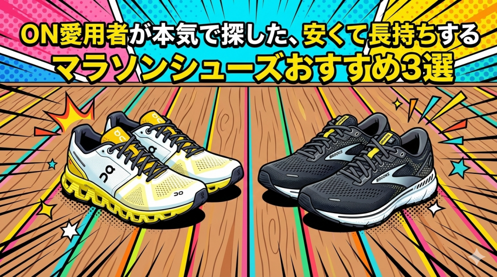 ON愛用者が本気で探した、安くて長持ちするマラソンシューズおすすめ3選