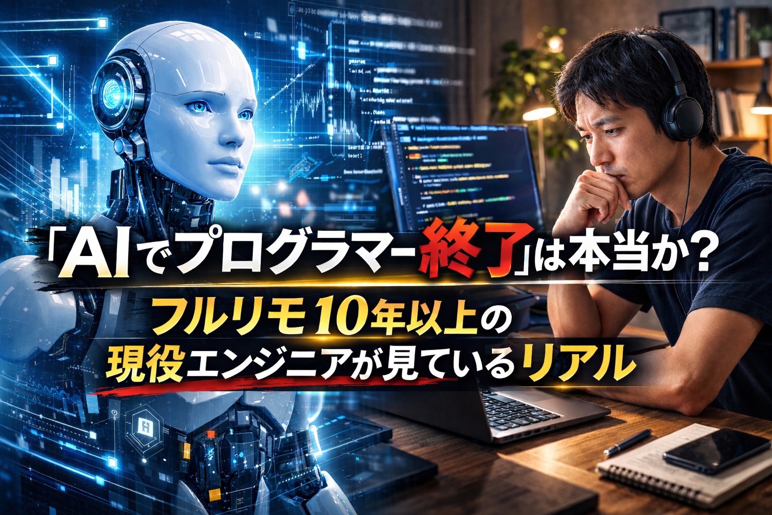 「AIでプログラマー終了」は本当か？フルリモ10年以上の現役エンジニアが見ているリアル
